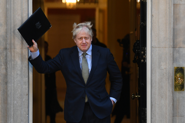 Britský premiér Boris Johnson.