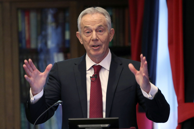 Bývalý britský premiér Tony Blair.