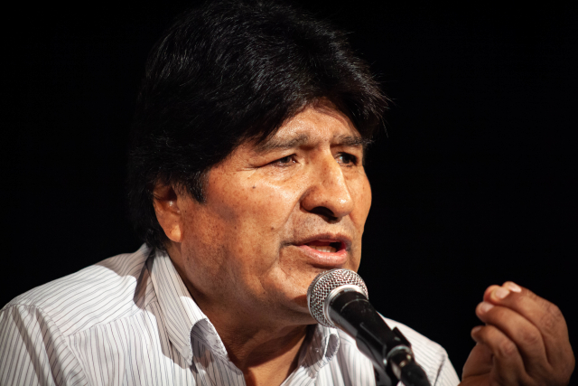 Bývalý bolivijský prezident Morales.