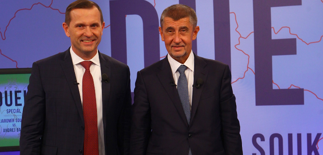 Jaromír Soukup a Andrej Babiš. 