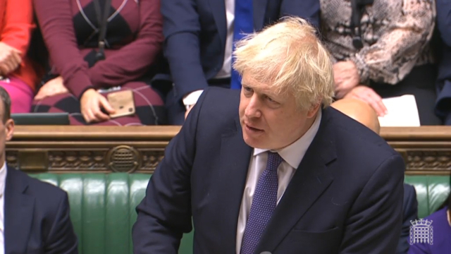 Britský premiér Boris Johnson.