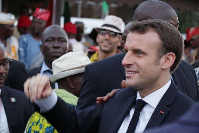 Emmanuel Macron. 