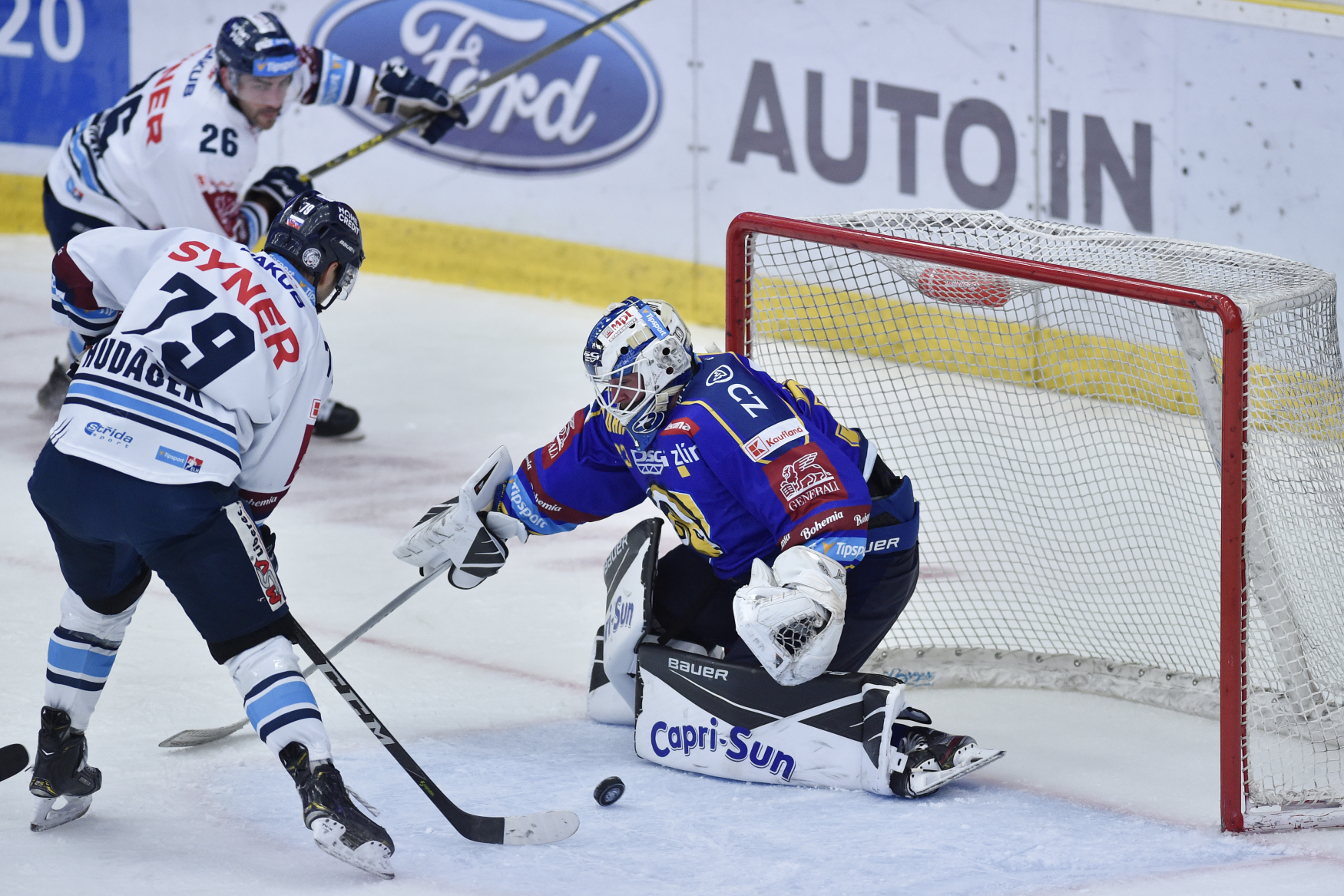 Extraligové utkání Liberec - Zlín.