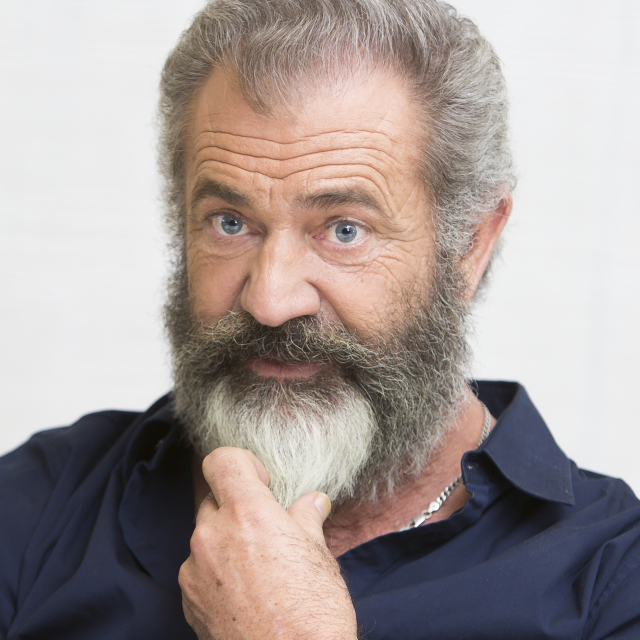 Americký herec a režisér Mel Gibson. 