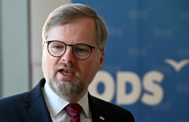Petr Fiala, předseda ODS. 