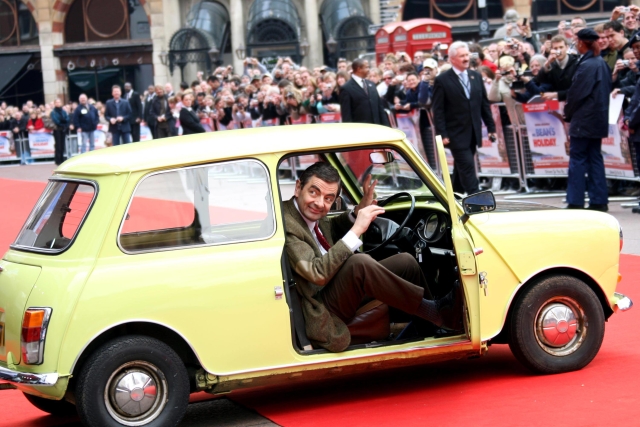 Rowan Atkinson jako Mr. Bean.