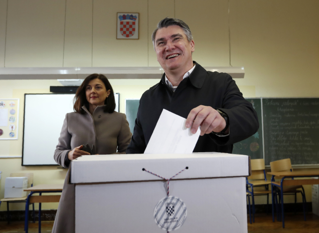 Budoucí prezident Zoran Milanović.