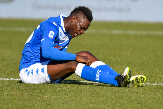 Útočník Mario Balotelli.