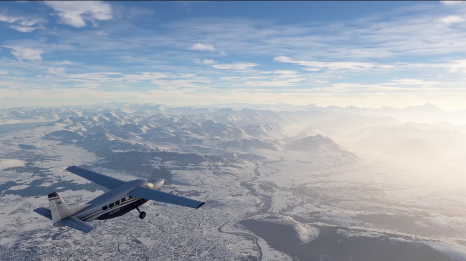 Microsoft Flight Simulator nepřestává udivovat, tvůrci ukázali sníh