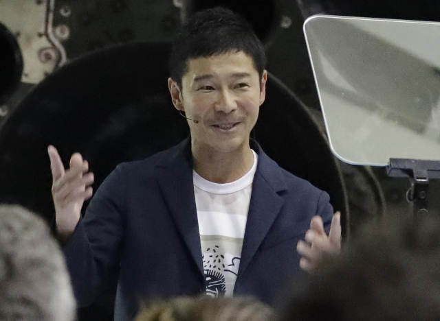 Japonský miliardář Jusaku Maezawa.