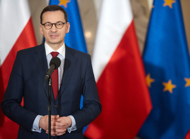 Předseda polské vlády Mateusz Morawiecki.