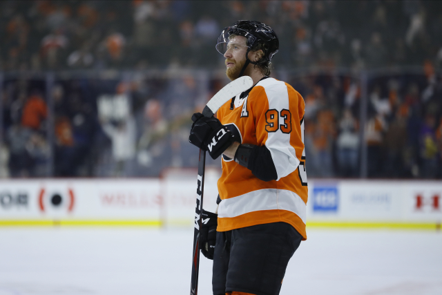 Hokejista Philadelphie Jakub Voráček. 