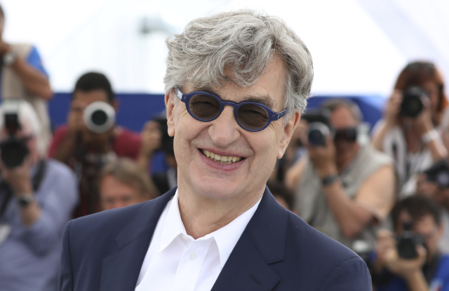 Německý režisér Wim Wenders. 