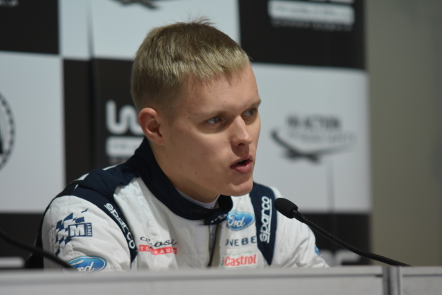 Úřadující mistr světa Ott Tänak z Estonska.