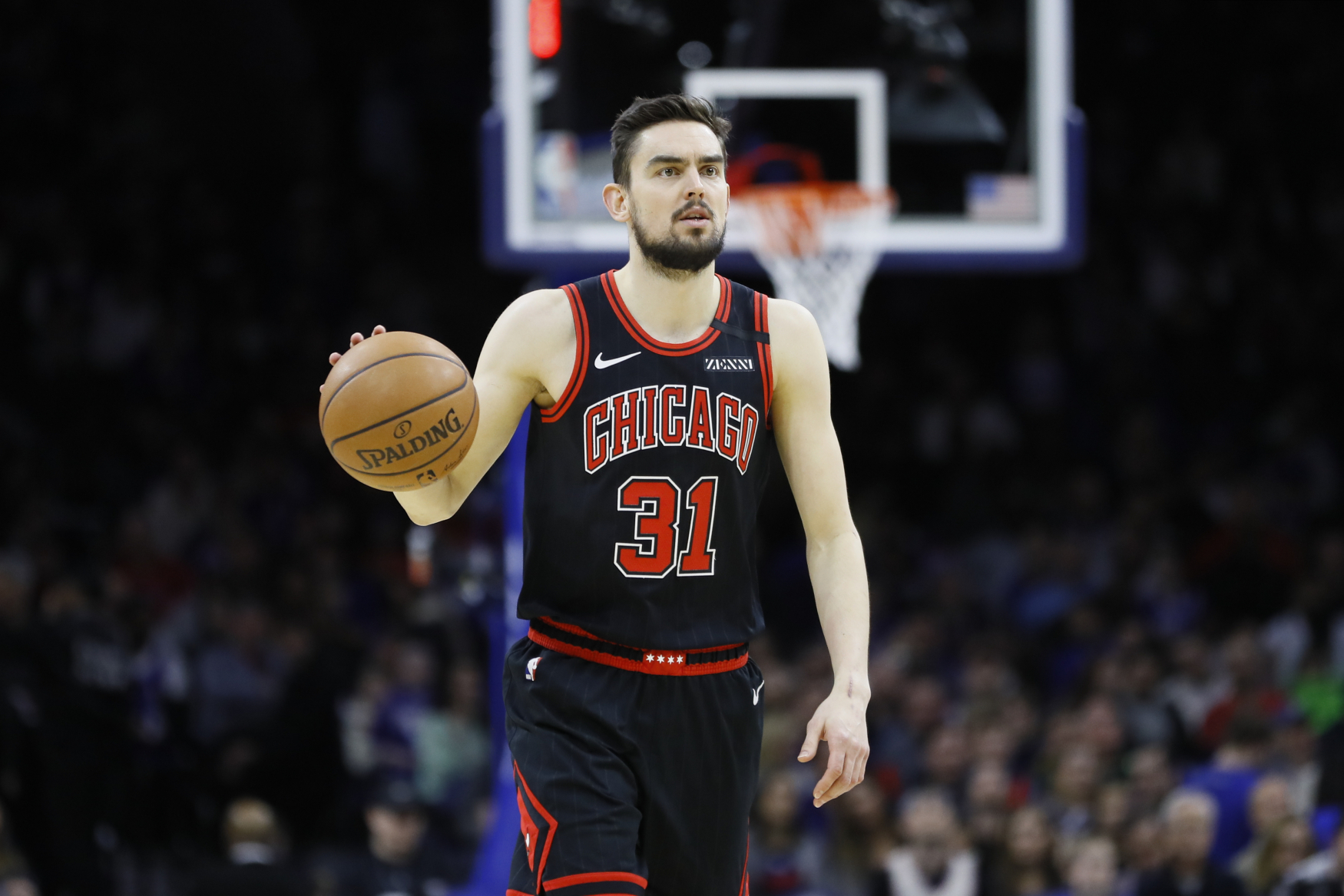 Český basketbalista Tomáš Satoranský.