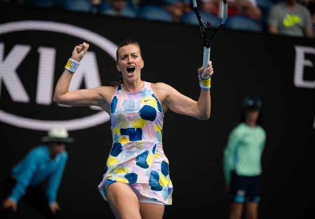 Petra Kvitová postoupila do čtvrtfinále Australian Open.