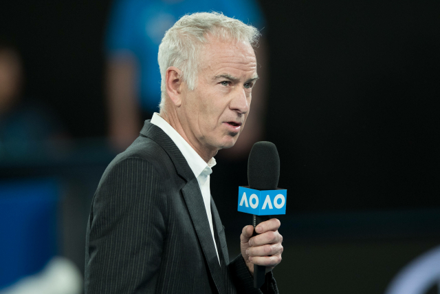 Tenisová legenda John Mcenroe.