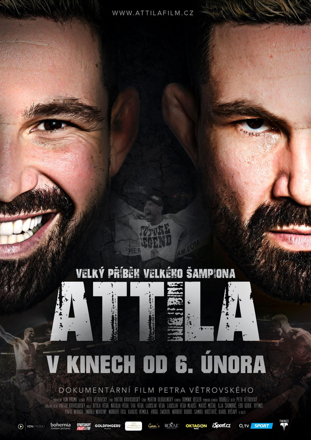 Plakát k filmu Attila.