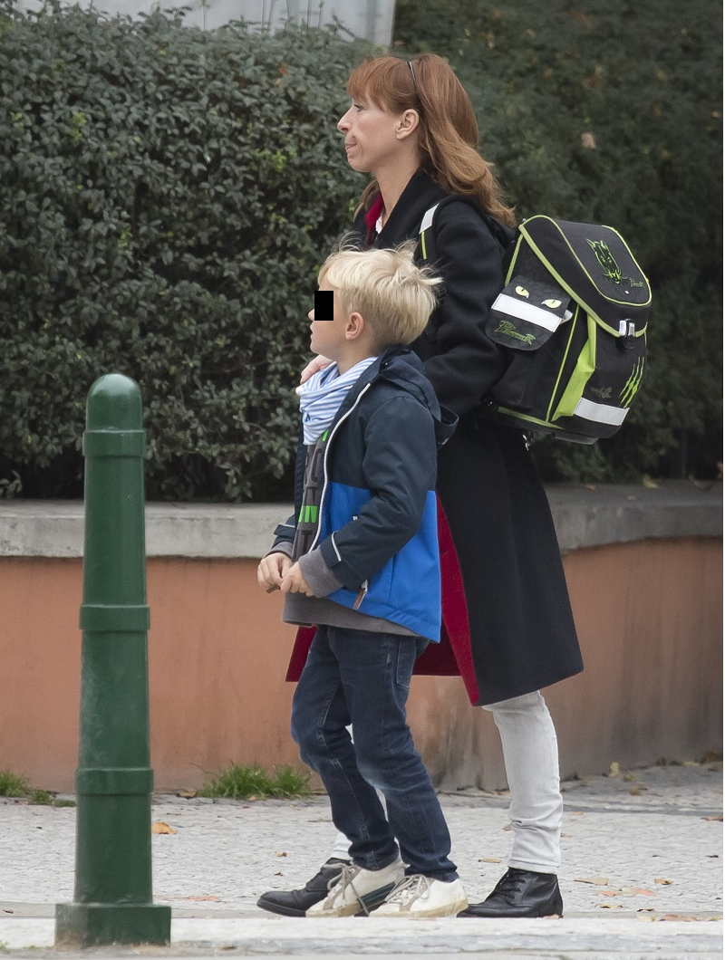 Tatiana Dyková se synem Aloisem. 