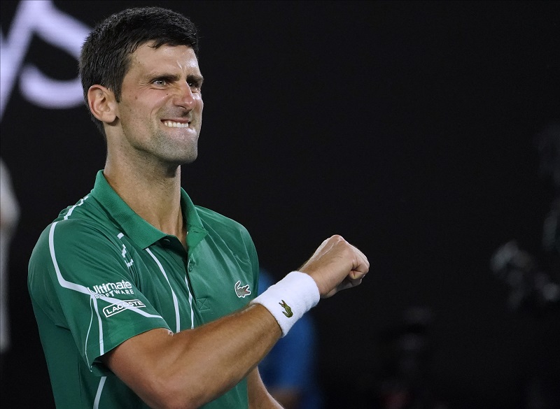 Tenista Novak Djokovič.