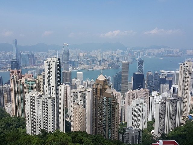 Město Hongkong.