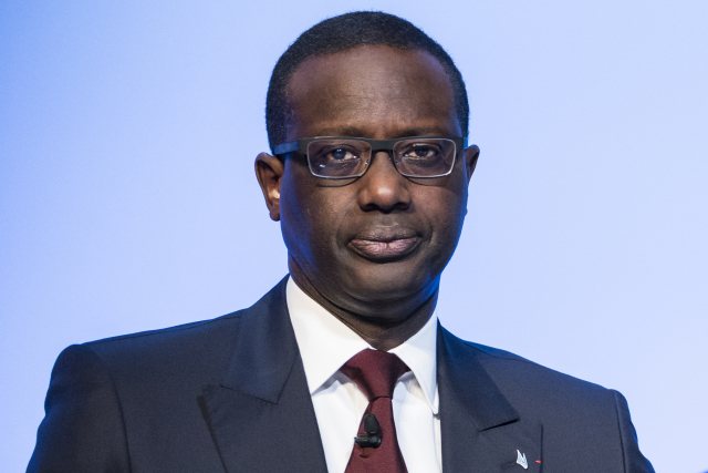 Ředitel švýcarského finančního ústavu Credit Suisse Tidjane Thiam. 