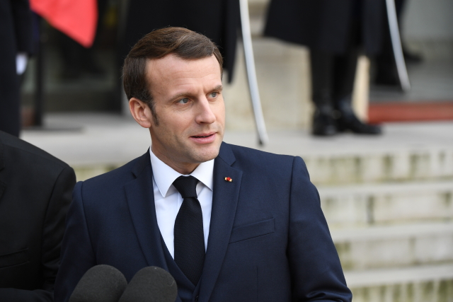 Emmanuel Macron. 