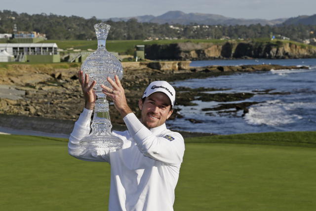 Vítěz Pebble Beach Nick Taylor.