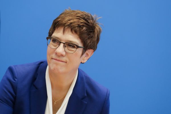 Předsedkyně německé Křesťanskodemokratické unie (CDU) Annegret Krampová-Karrenbauerová.