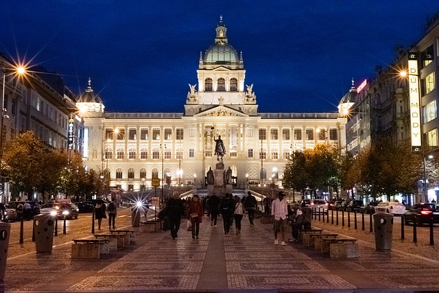 Václavské náměstí.