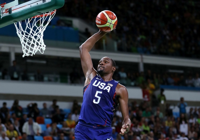Kevin Durant na olympiádě v Riu.