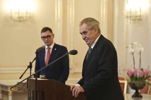 Prezident Miloš Zeman.