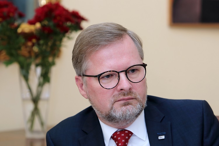 Předseda ODS Petr Fiala.