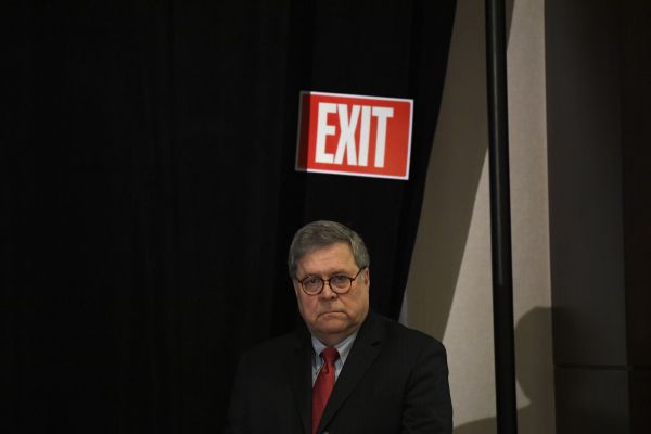 Americký ministr spravedlnosti William Barr.