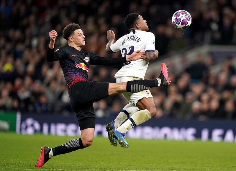 Lipsko s Patrikem Schickem v úvodním kole Ligy mistrů zdolalo Tottenham. 