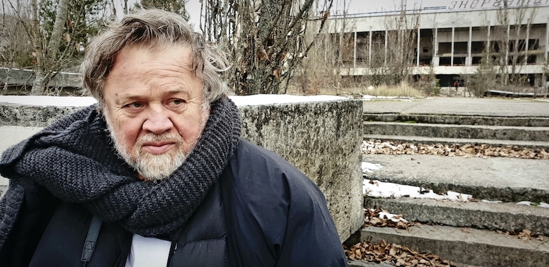 Antonín Kratochvíl v Černobylu.