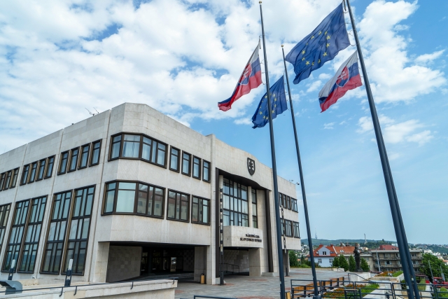 Budova slovenského parlamentu.