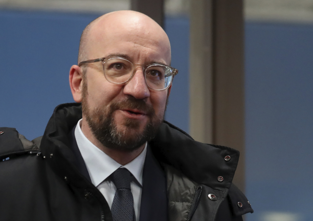 Předseda Evropské rady Charles Michel.