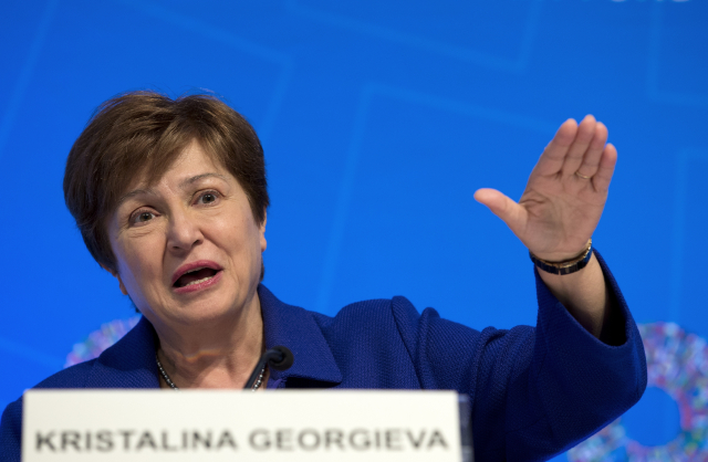 Šéfka MMF Kristalina Georgievová.