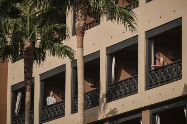 Hotel na španělském ostrově Tenerife. 