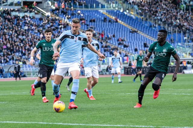 Fotografie z utkání Lazio Řím - Boloňa.