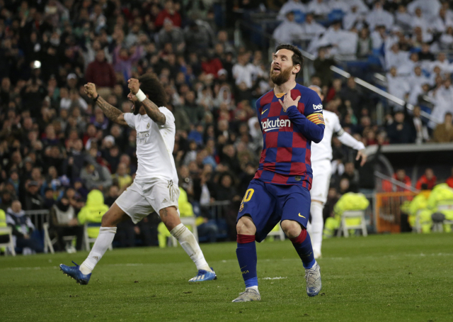 Fotografie z utkání Real Madrid - FC Barcelona.