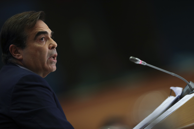 Eurokomisař Margaritis Schinas.