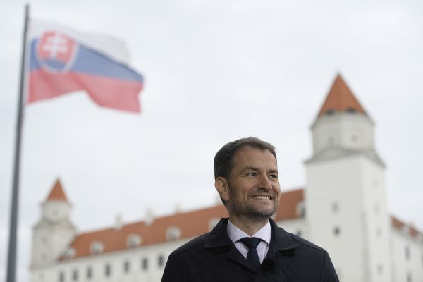 Předseda hnutí Obyčejní lidé a nezávislé osobnosti (OLaNO) Igor Matovič.