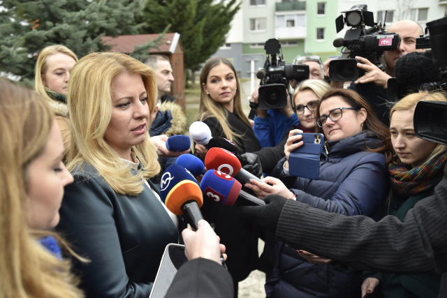 Slovenská prezidentka Zuzana Čaputová.