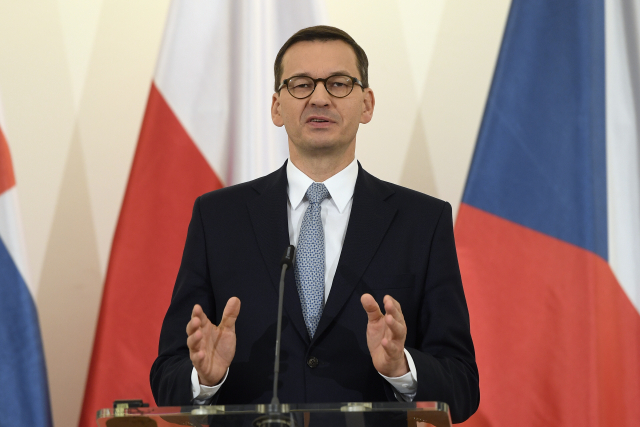 Předseda polské vlády Mateusz Morawiecki.