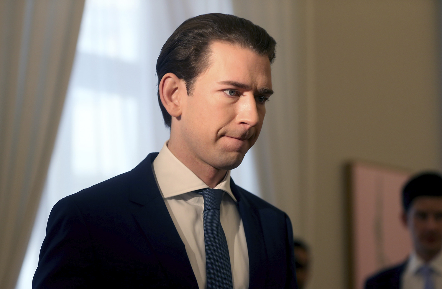 Rakouský kancléř Sebastian Kurz.