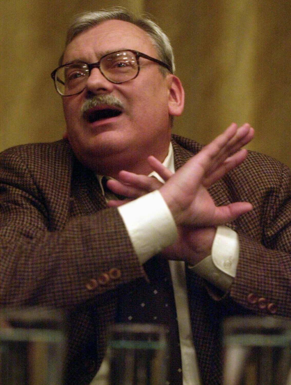 Autor slavné knižní série Zaklínač Andrzej Sapkowski.