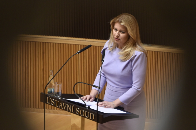 Slovenská prezidentka Zuzana Čaputová.