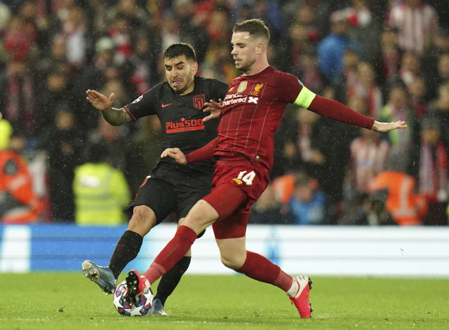 Fotografie z utkání Liverpool FC - Atlético Madrid.